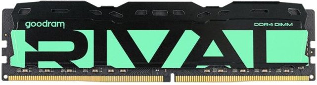 Memoria RAM Goodram Rival Radiant 16GB 2x8GB DDR4 3200MHz CL16 verde con radiator