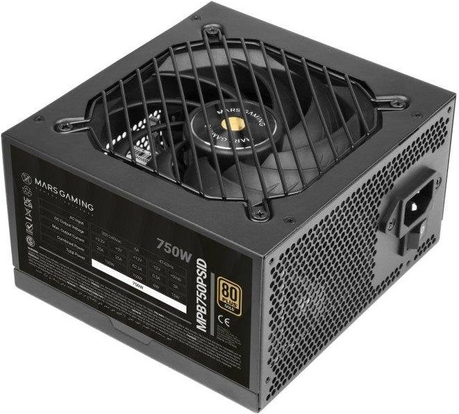Fuente de Alimentación Mars Gaming MPB750PSID 750W 80PLUS Gold ATX 3.1 PCIe 5.1