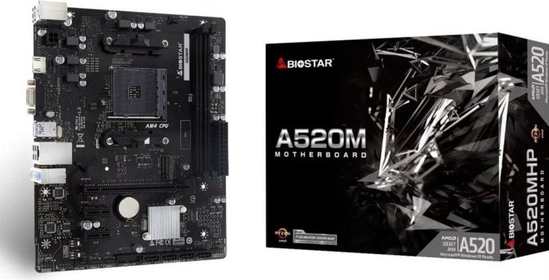 Placa base Biostar A520MHP 2.0 AMD A520 AM4 SO-DIMM micro ATX