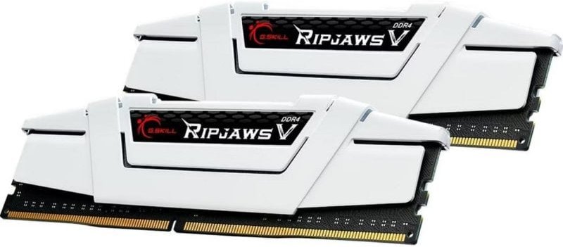 Memoria RAM G.Skill Ripjaws V 16GB 2x8GB DDR4 3200MHz CL16 XMP Blanco
