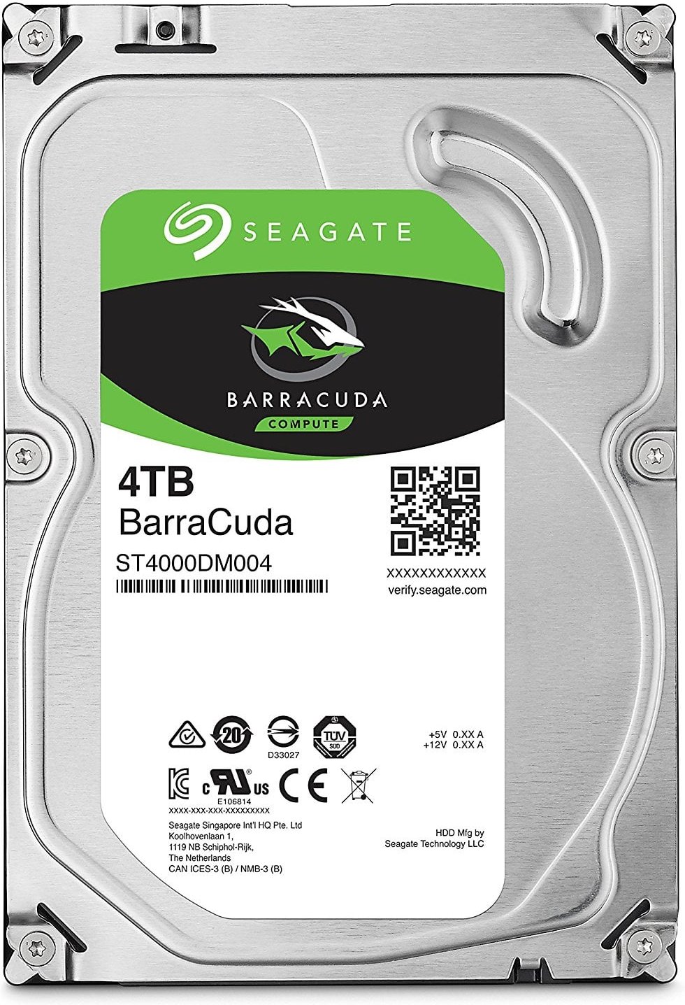 Seagate BarraCuda 4TB Disco interno HDD 3.5" SATA3