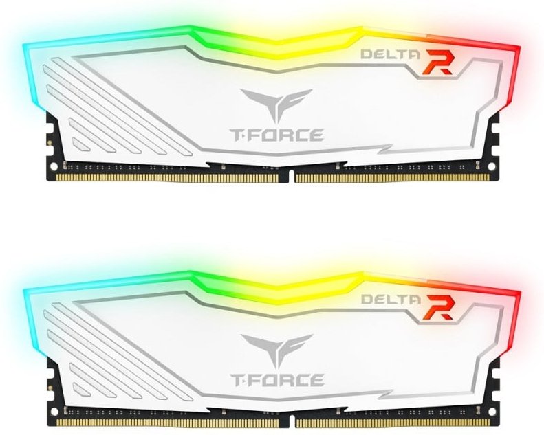 Team Group Delta White RGB DDR4 3200 PC4-25600 16GB 2x8GB CL16