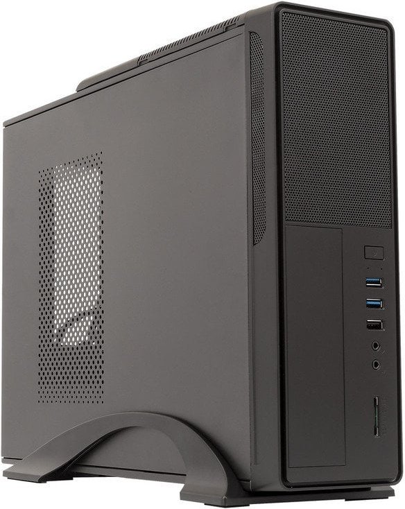 UNYKAch UK2010 Caja PC Micro ATX USB 3.0 Negra + Fuente de Alimentación 300W