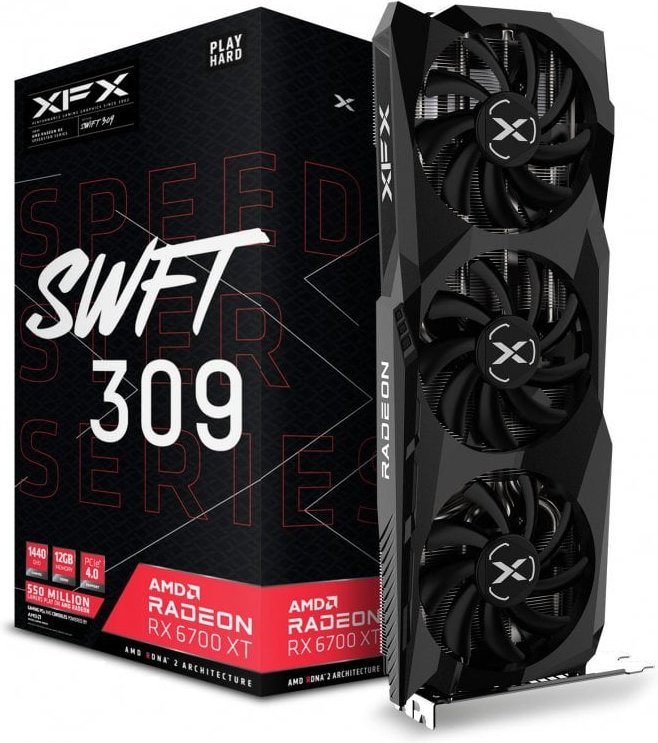 XFX SPEEDSTER SWFT309 AMD Radeon RX 6700 XT CORE Gaming 12GB GDDR6