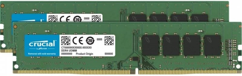 Crucial DDR4 3200MHz PC4-25600 32GB 2x16GB CL22