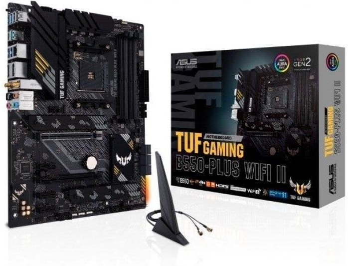 Placa Base ASUS TUF Gaming B550-PLUS WiFi II B550 AM4 DDR4 ATX WiFi 6 Dual M.2 RGB