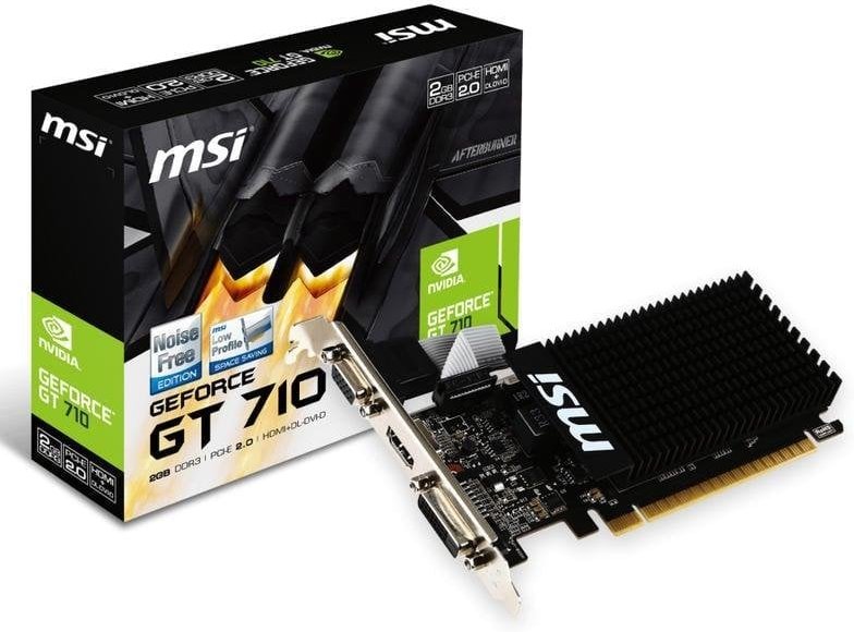 MSI GeForce GT710 2GB DDR3 Low Profile