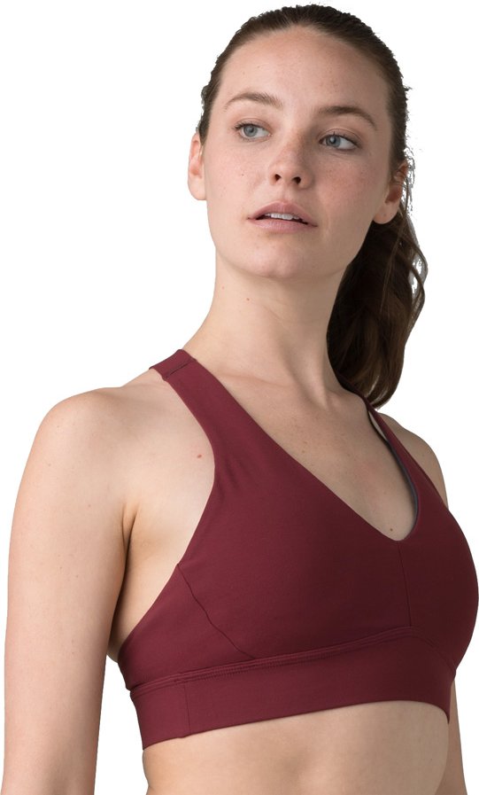 Prana Women's Layna Women's Yoga/Sports Bra, UK 16-18 Maroon