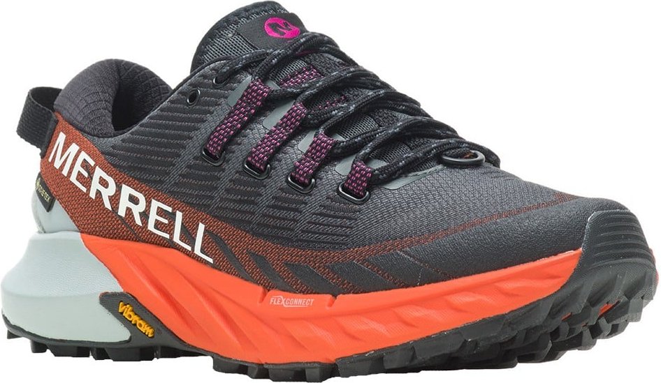 Merrell Agility Peak 4 GTX Women's Running Shoes UK 4 Tangerine