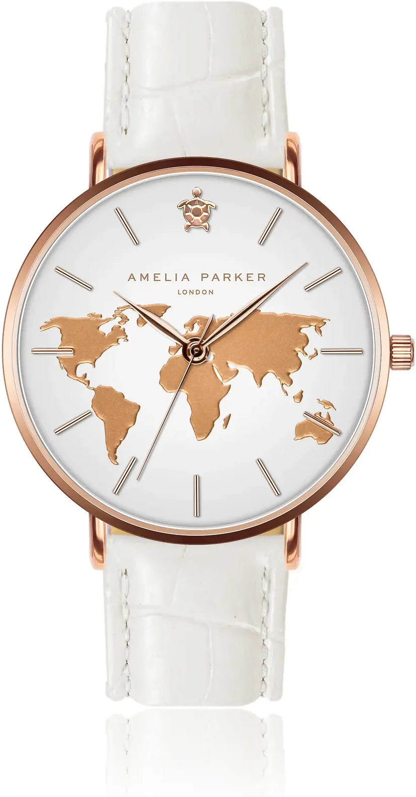 Women's watch Amelia Parker Vacation White Croco