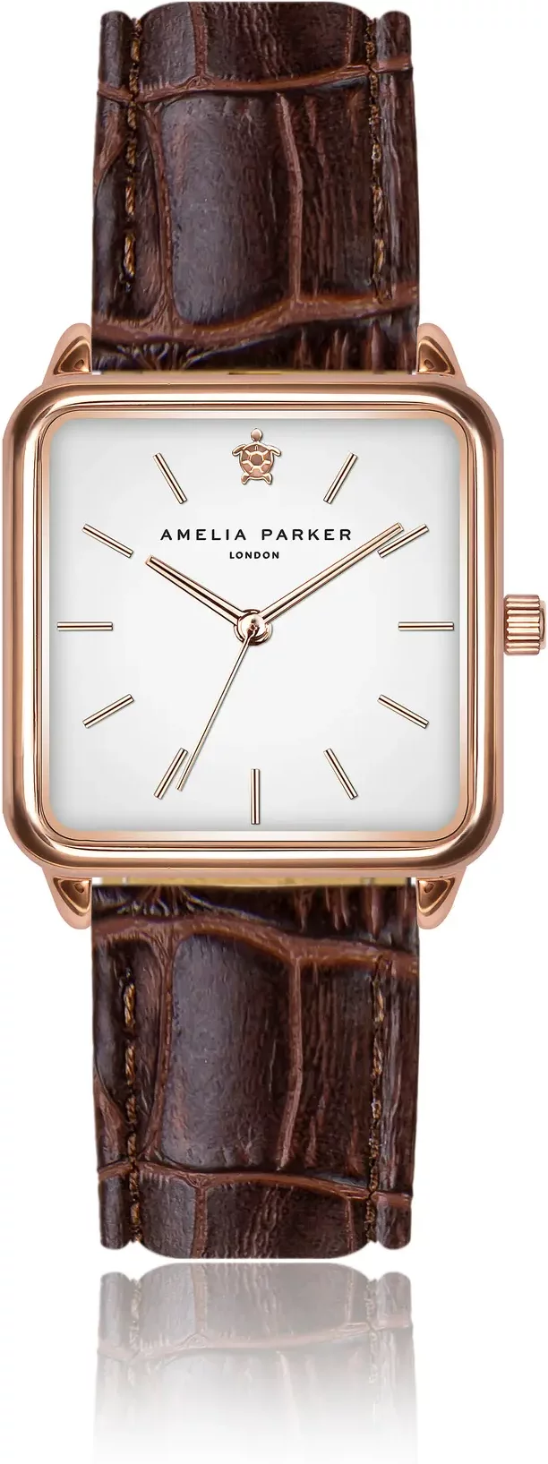 Women's watch Amelia Parker Bay Brown Croco