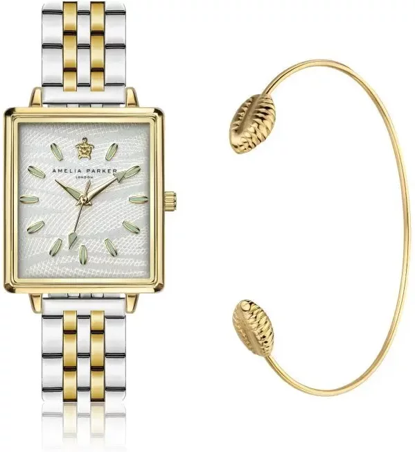Women's watch and earring set Amelia Parker Desert
