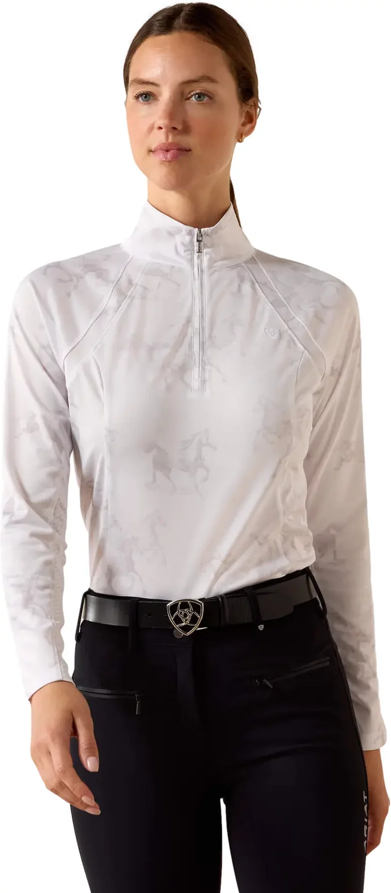 Women's 1/4 zip Riding Jersey Ariat Sunstopper 3.0