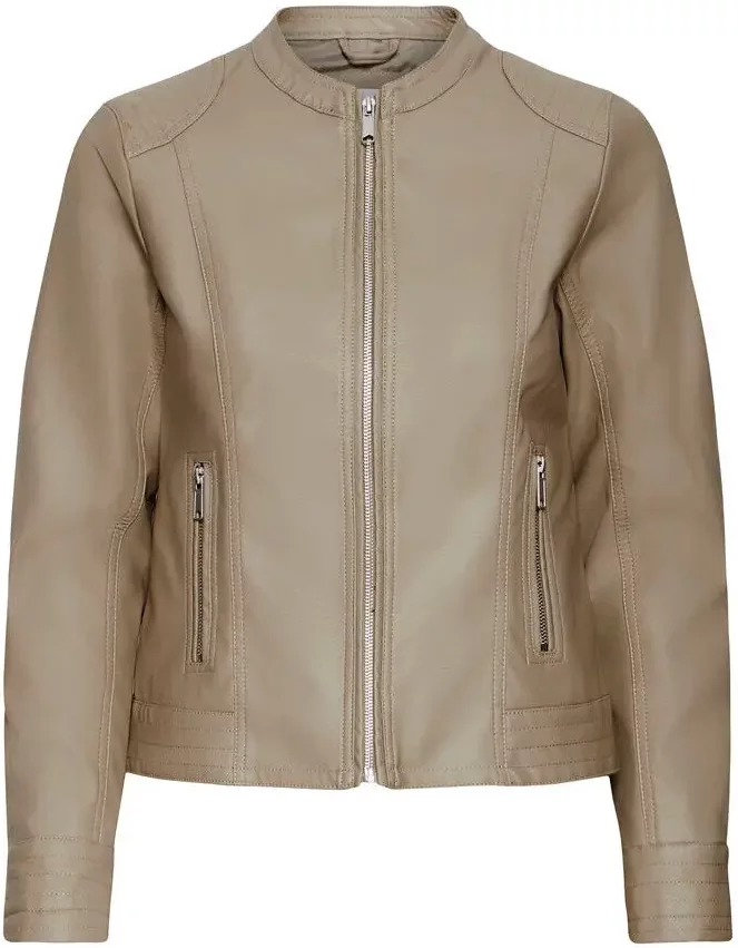 Leather jacket woman b.young Acom