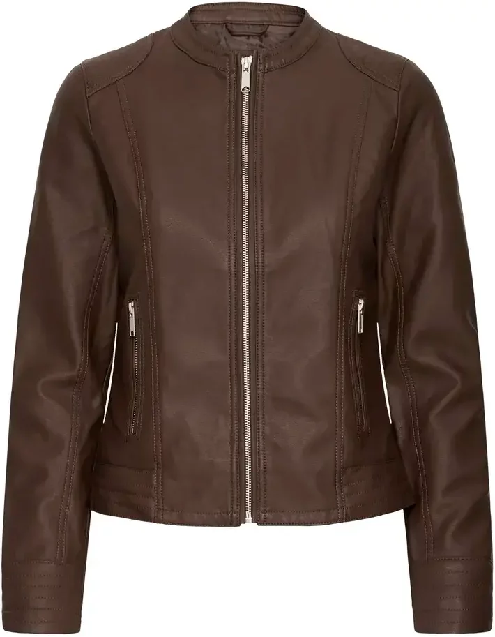 Leather jacket woman b.young Acom