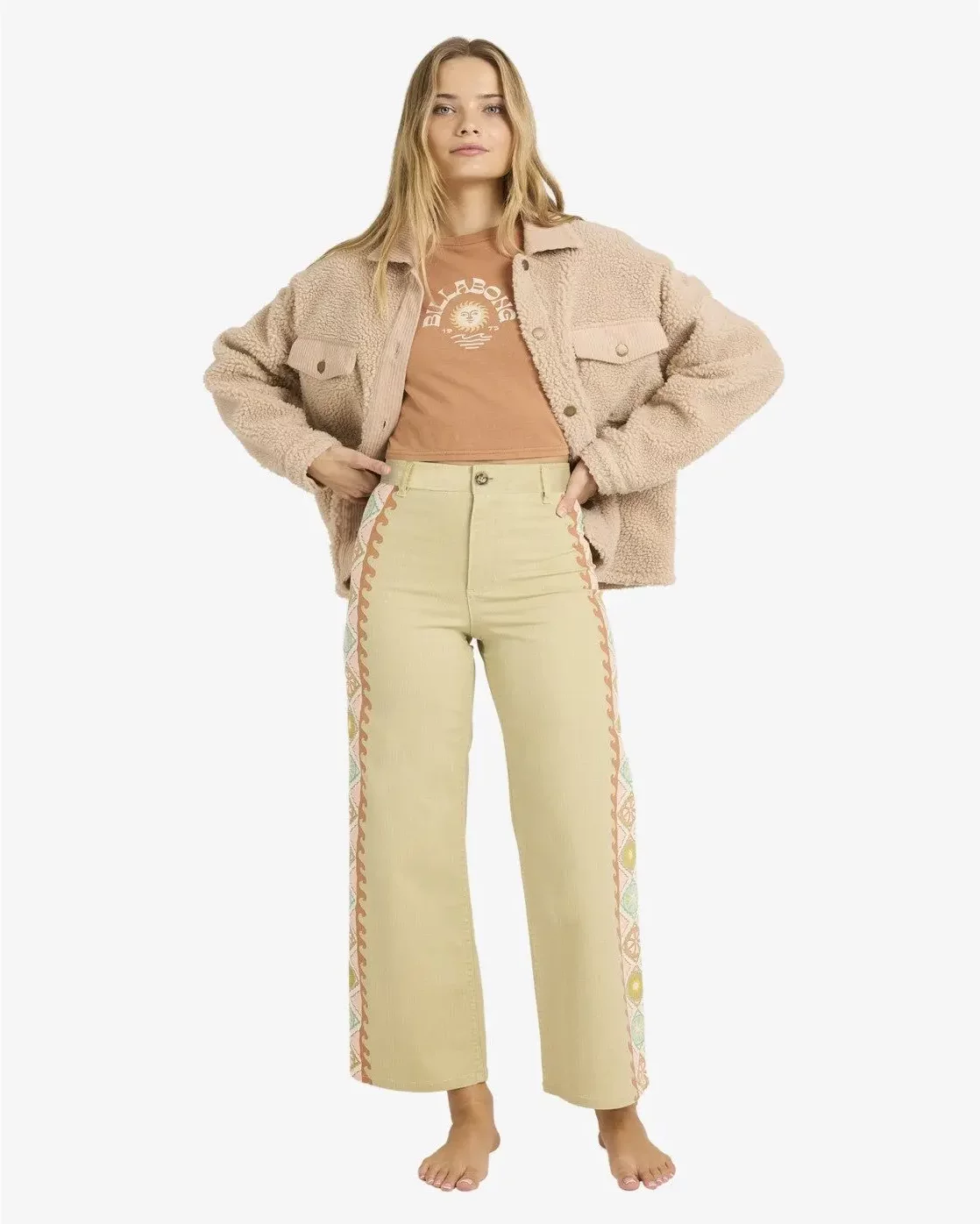 Women's printed Trousers Billabong Free Fall
