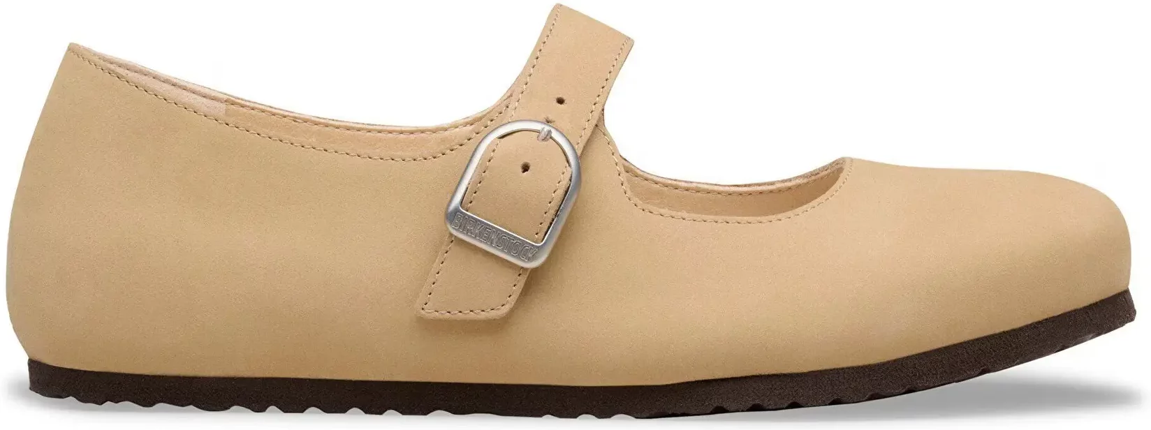 Leather Ballet flats woman Birkenstock Santa Clarita Nubuck