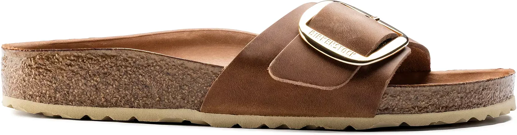 Women's sandals Birkenstock Madrid Big Buckle Natural Leather Oiled