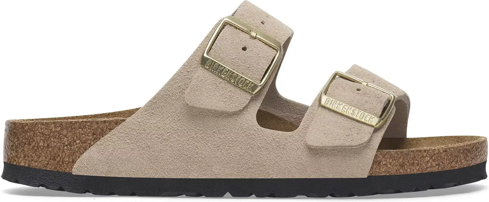 Suede leather sliders Birkenstock Arizona