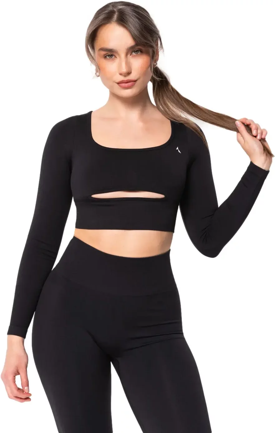 Women’s Seamless Long Sleeve Top Carpatree Dopamine Buzz
