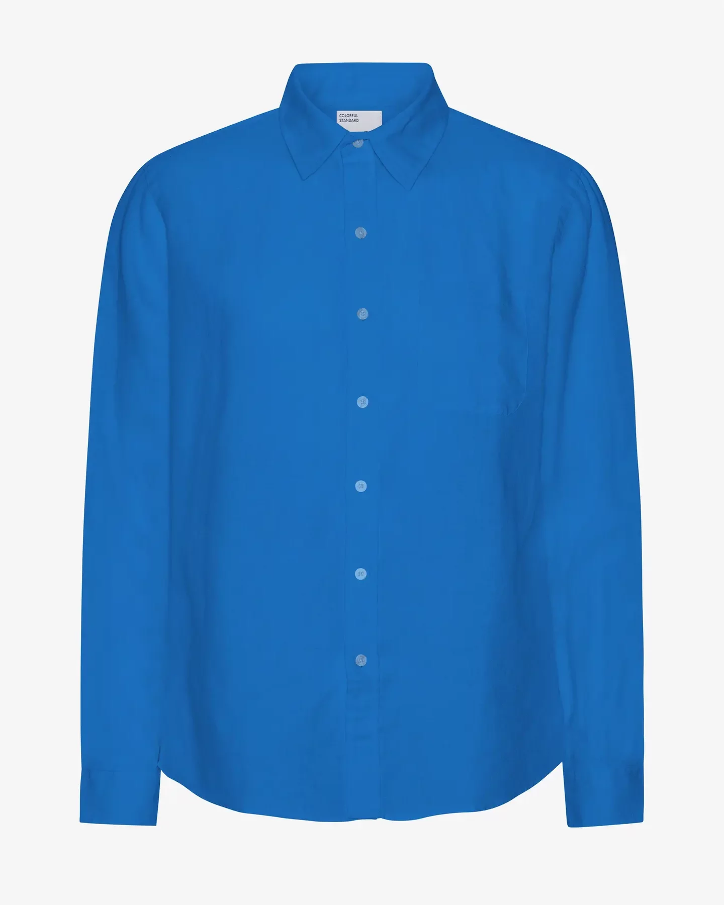 Linen shirt Colorful Standard Pacific Blue