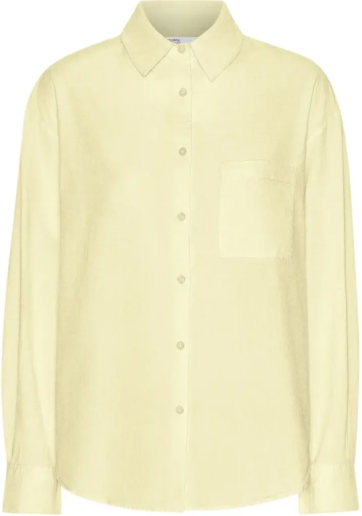 Women's oversize shirt Colorful Standard Organic Soft Yellow