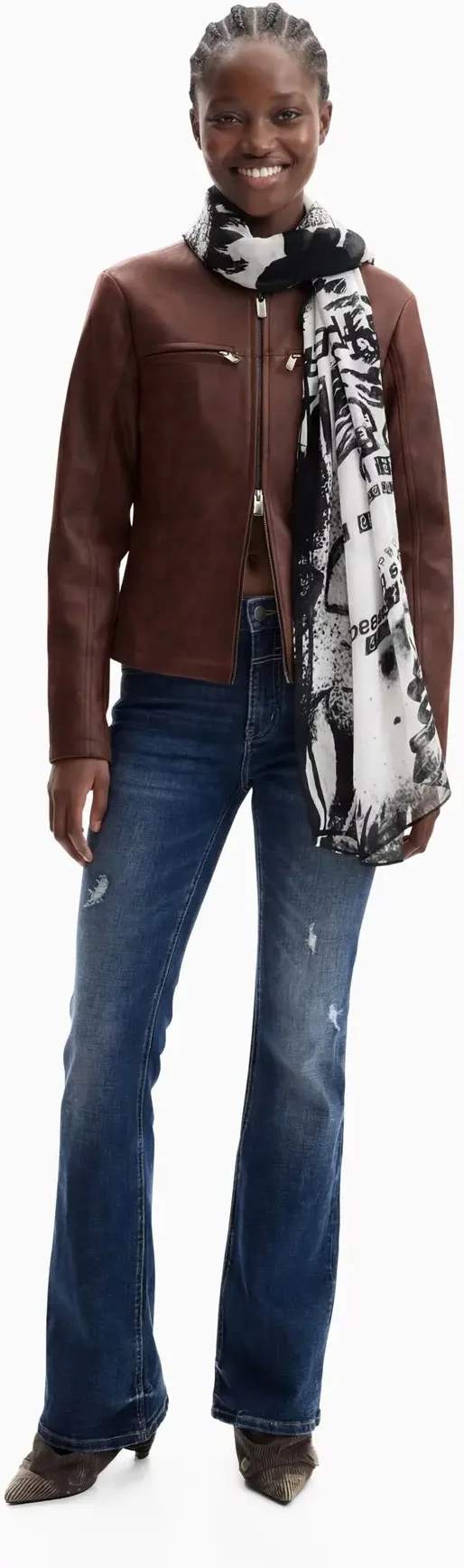Woman Foulard Desigual Lettering