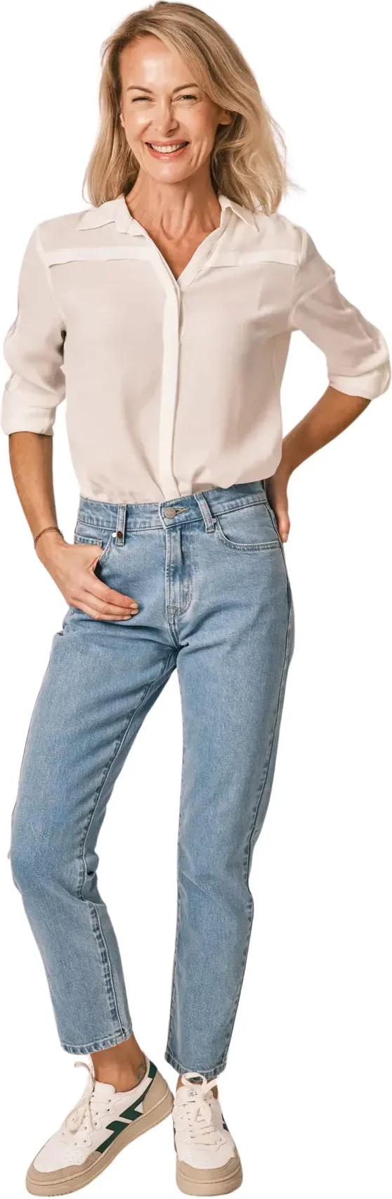 Women's mom jeans F.A.M. Paris Patricia Mfn