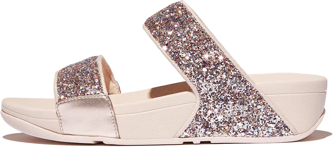 Women's slides FitFlop Lulu Multi-Tonal Glitter