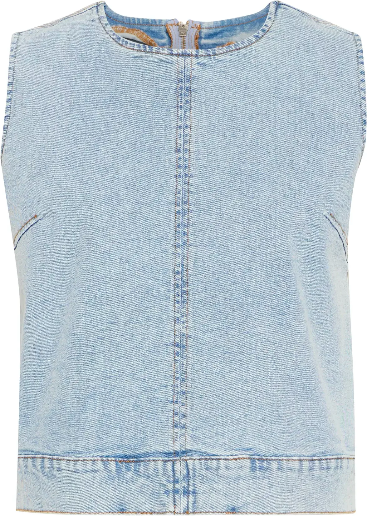 Women's denim tank top Ichi Armios