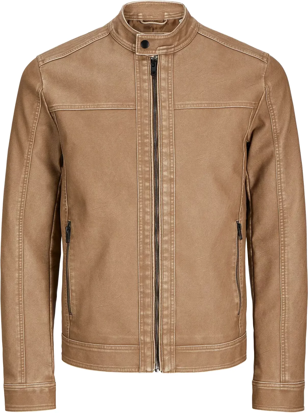 Leather jacket Jack & Jones Warner