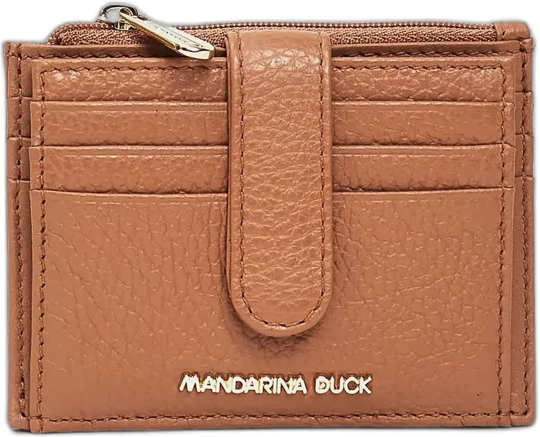 Women's Leather Press-Stud Fastening Wallet Mandarina Duck