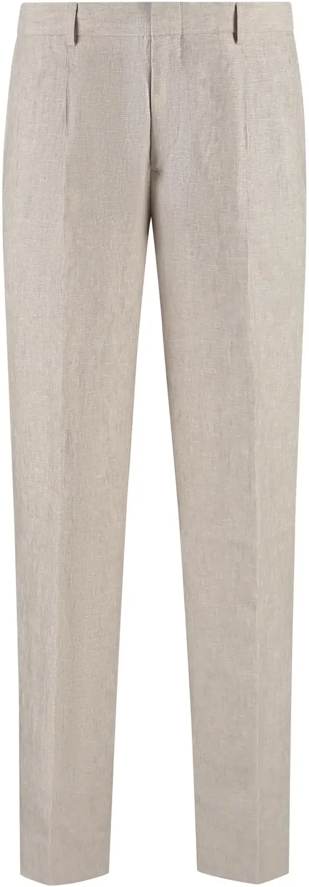 Suit Trousers Michael Kors Pure Linen Pleated