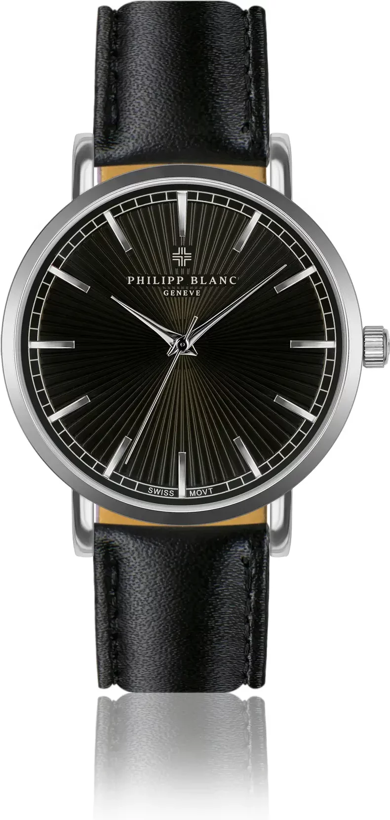 Leather watch Philipp Blanc Vernier