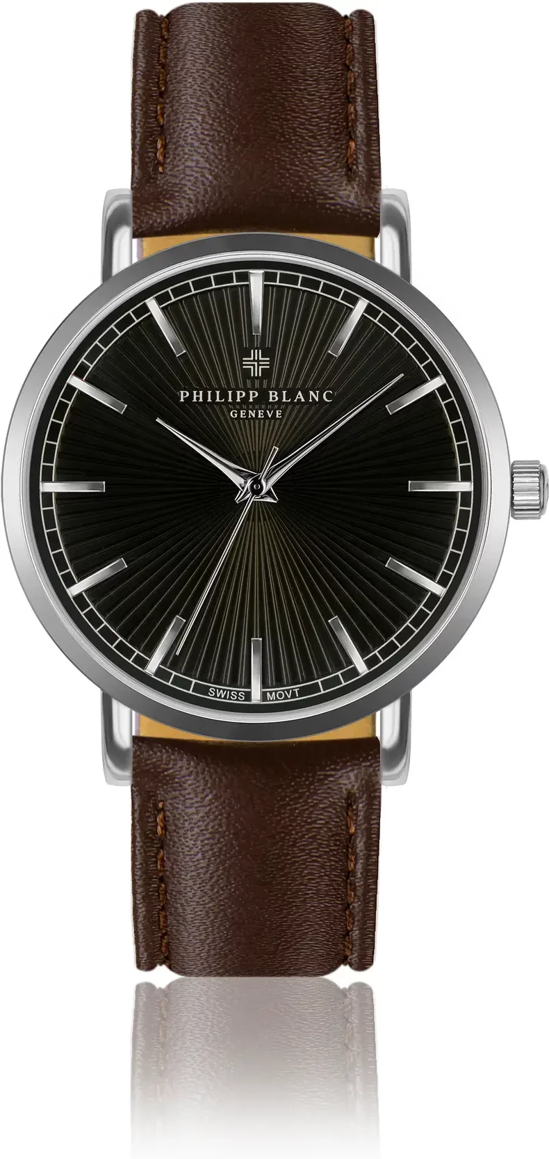 Leather watch Philipp Blanc Vernier