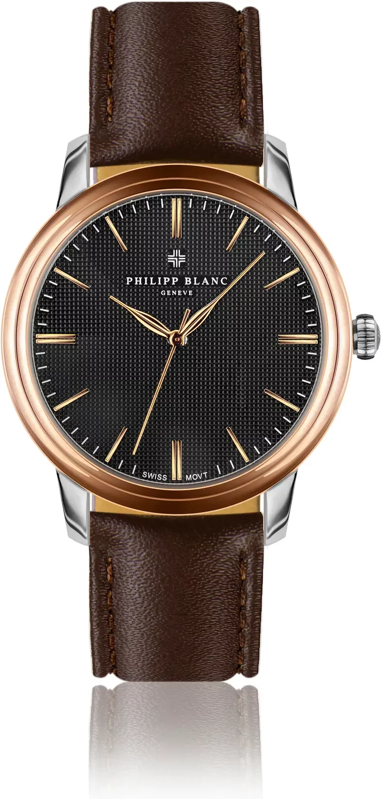 Leather watch Philipp Blanc Zurich