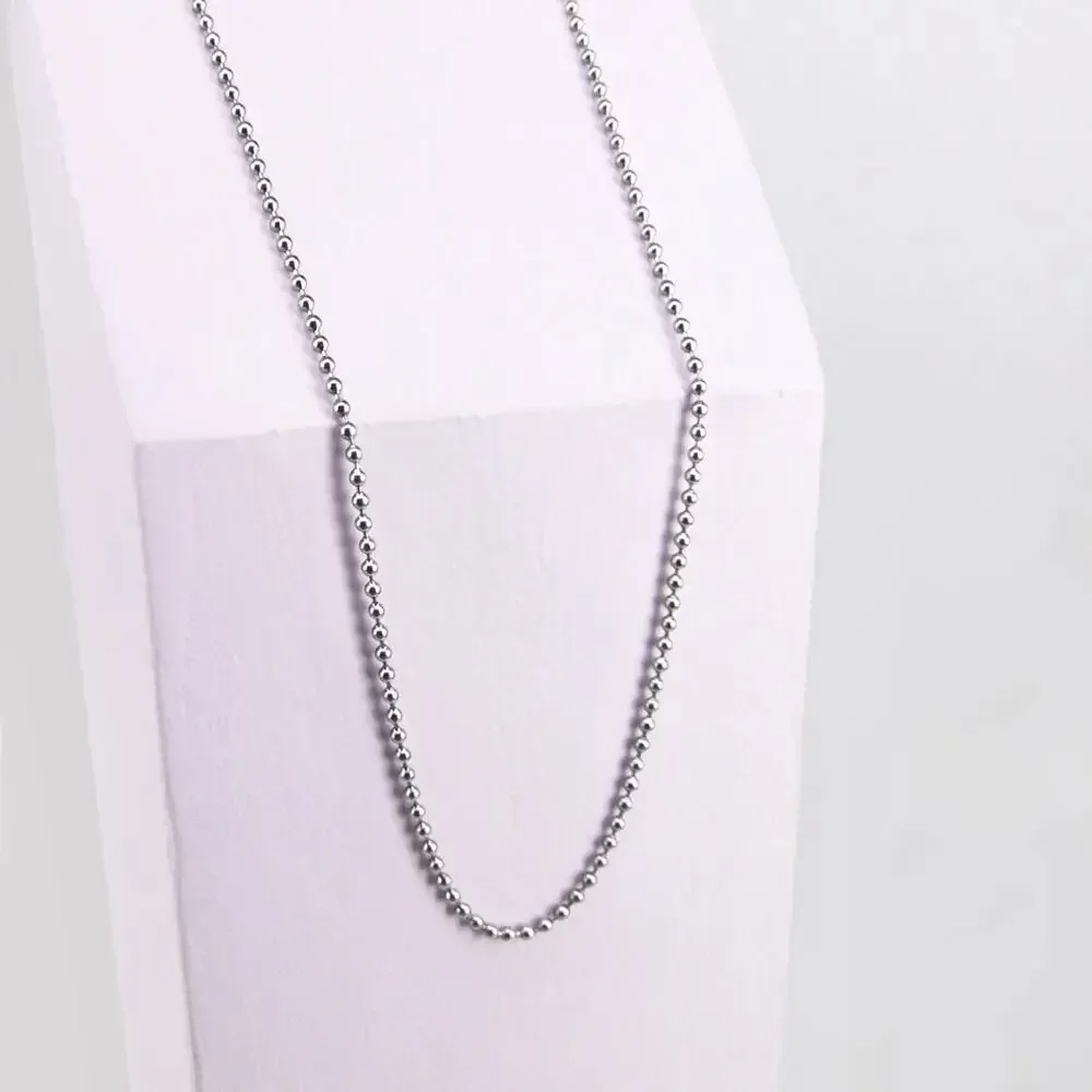 Necklace with ball chain Ponytail & Co