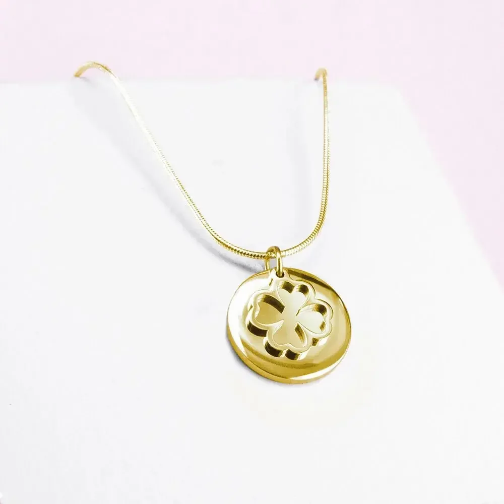 Women's clover pendant with charms Ponytail & Co