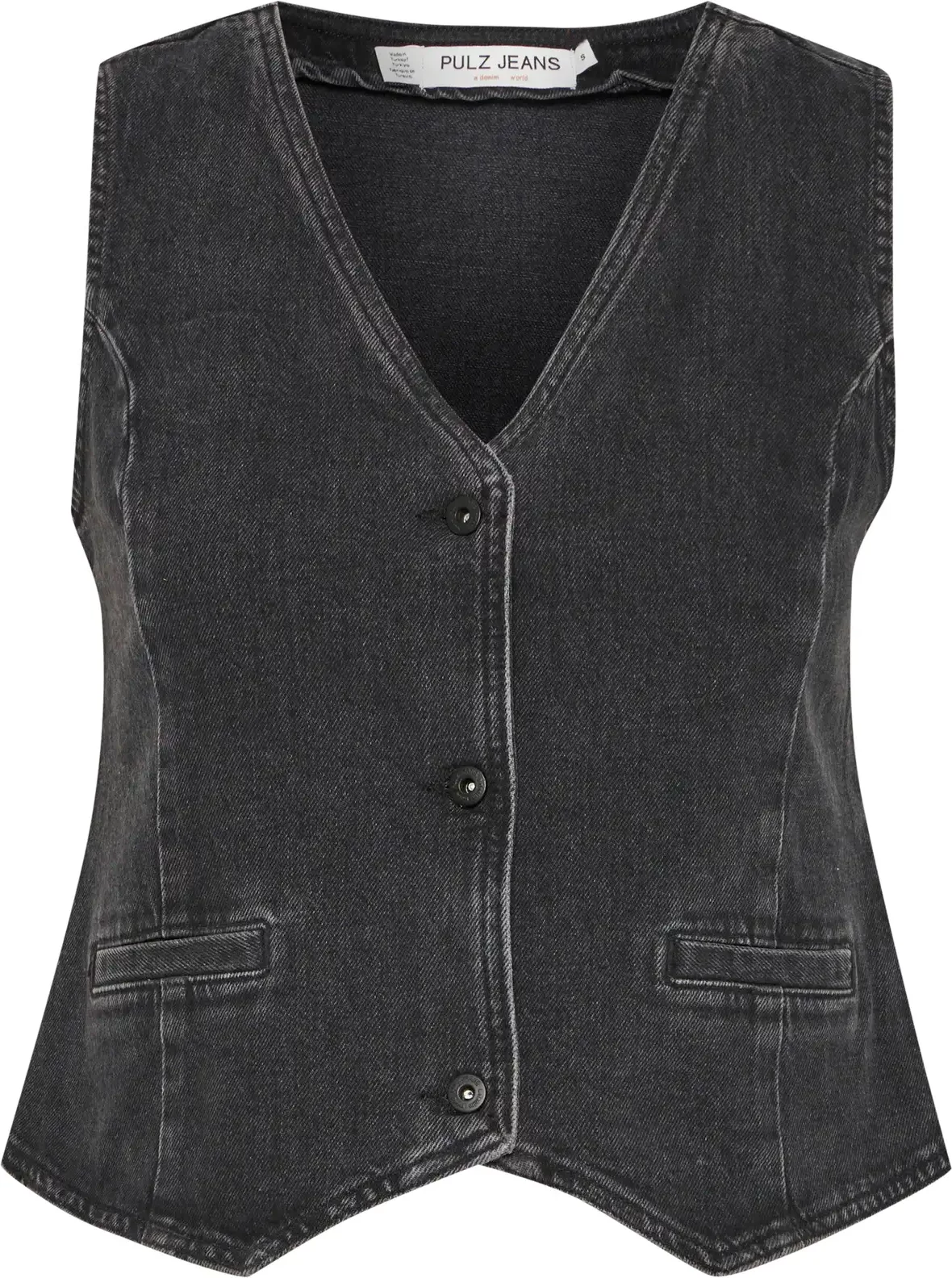 Women's denim vest Pulz Jeans Malle