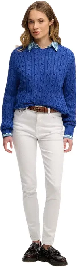 Casual twisted knit jumper for women Superdry