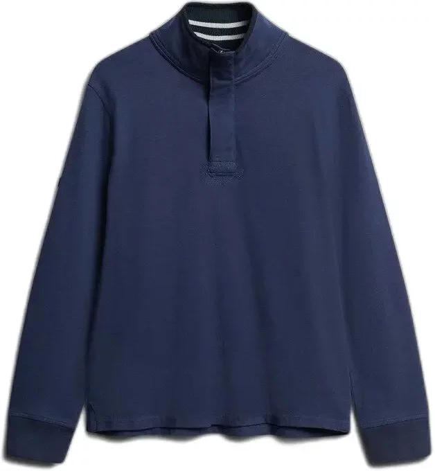 Long sleeve polo shirt Superdry Cotton Classics Jersey Henley