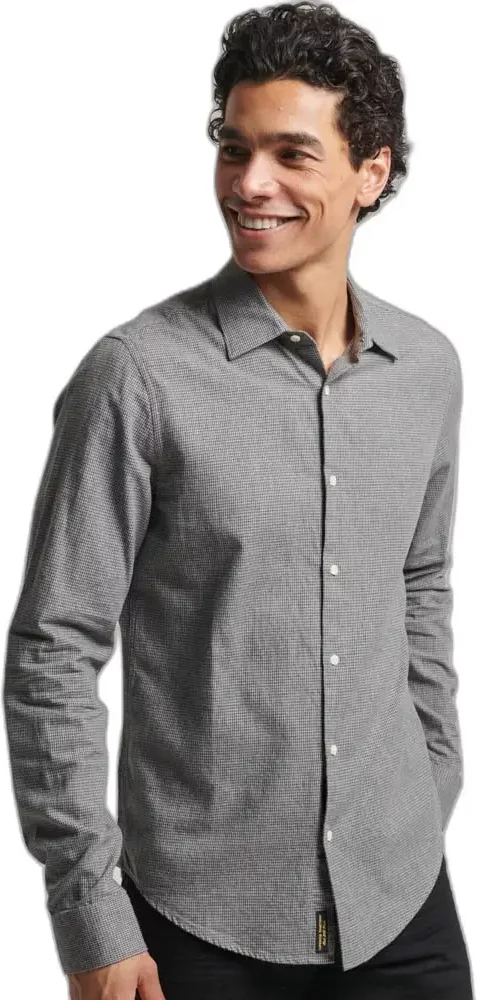 Long-sleeved cotton dress shirt Superdry