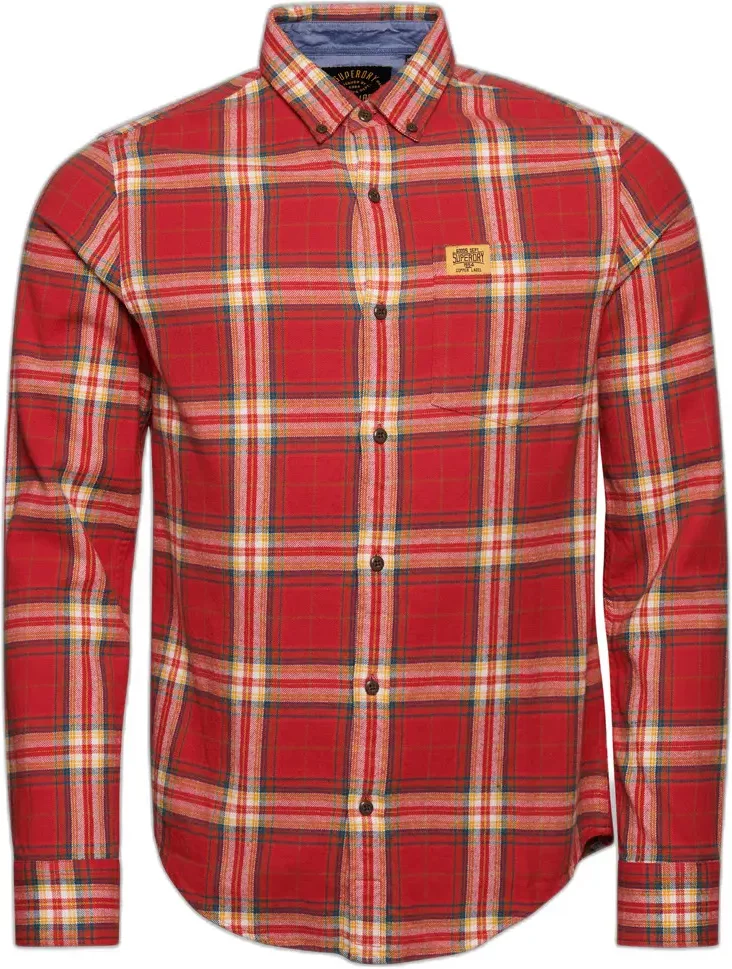 Long-sleeved lumberjack shirt in organic cotton Superdry