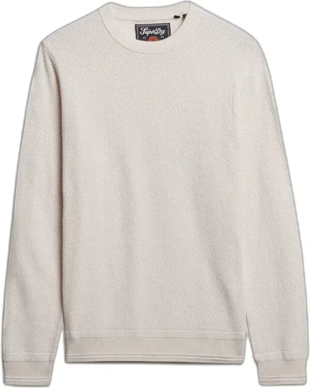 Lightweight textured cotton sweater Superdry