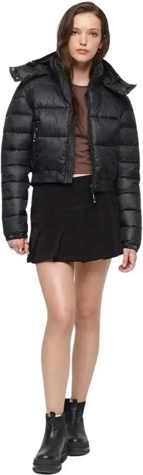 Women's Superdry Fuji Cropped Hooded Puffer