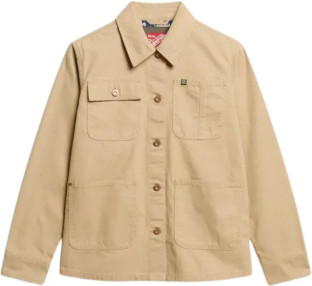 Embroidered Chore Jacket for Women Superdry