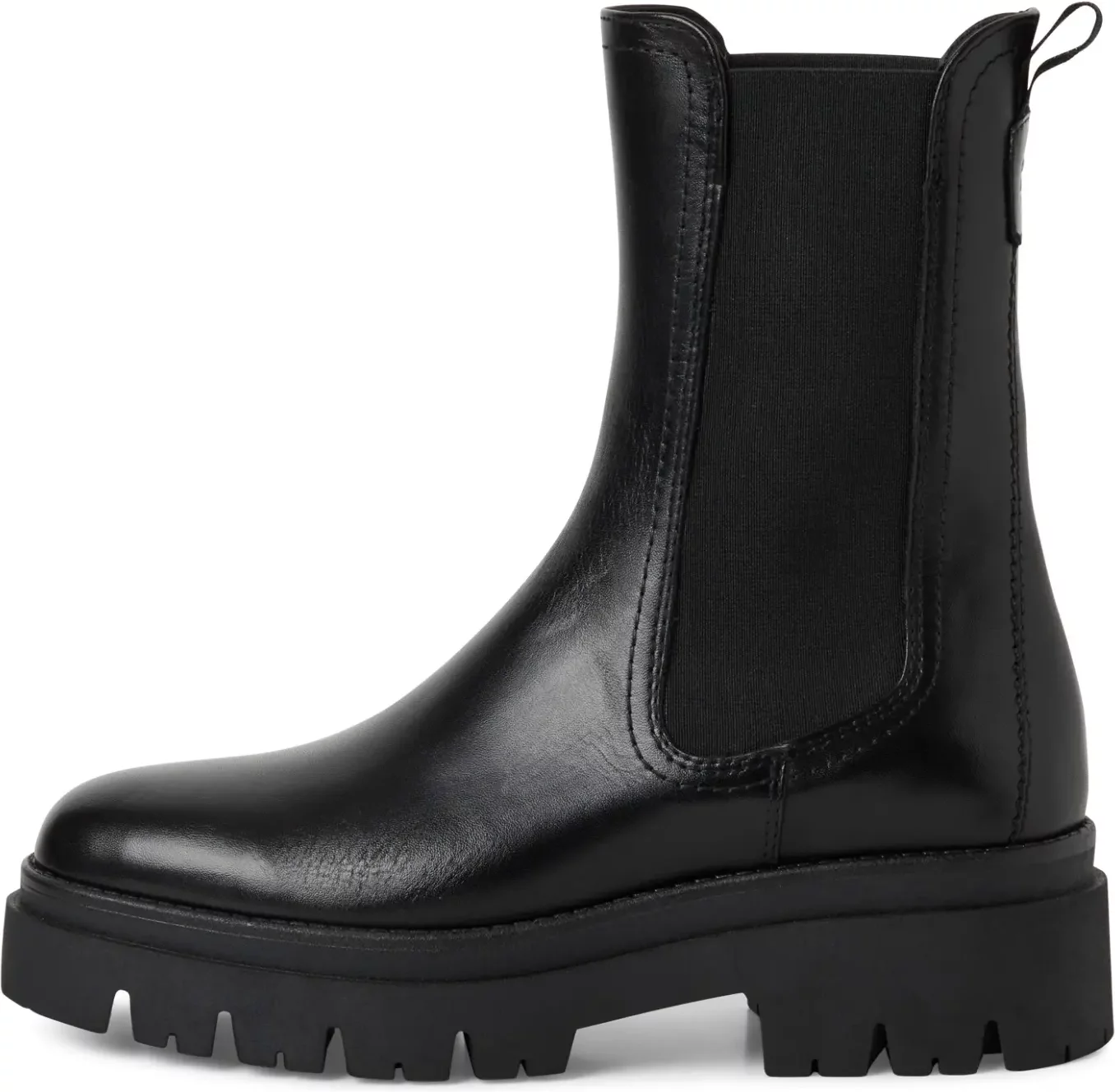 Women's stylish ankle boots Tamaris Chelsea en cuir