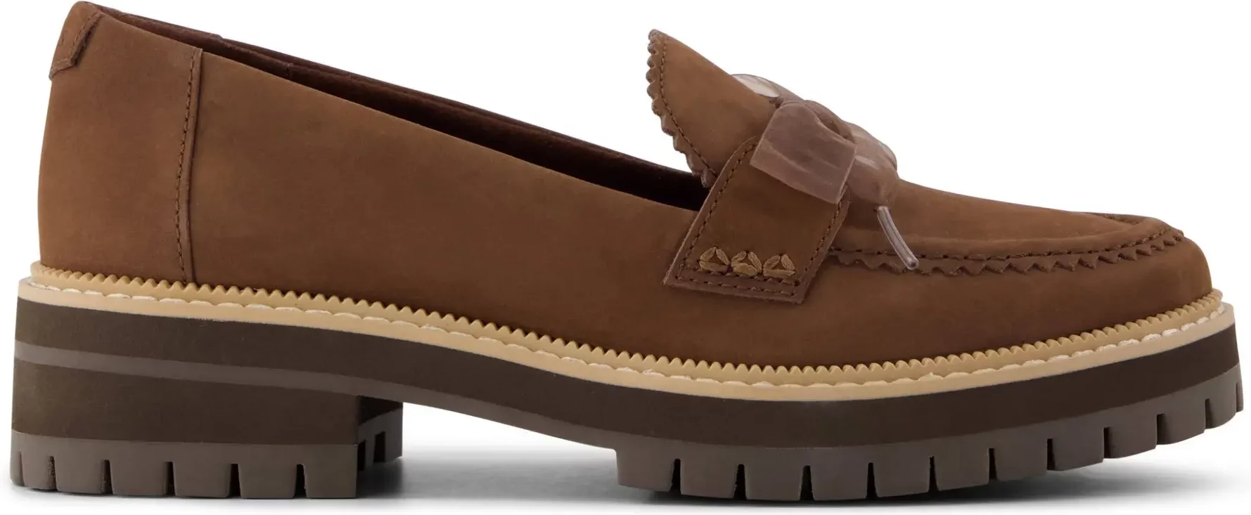 Women's leather loafers Toms Cara Bow