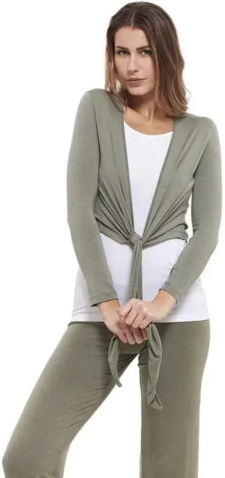 Long Sleeve Wrap Top Women Yogaessential