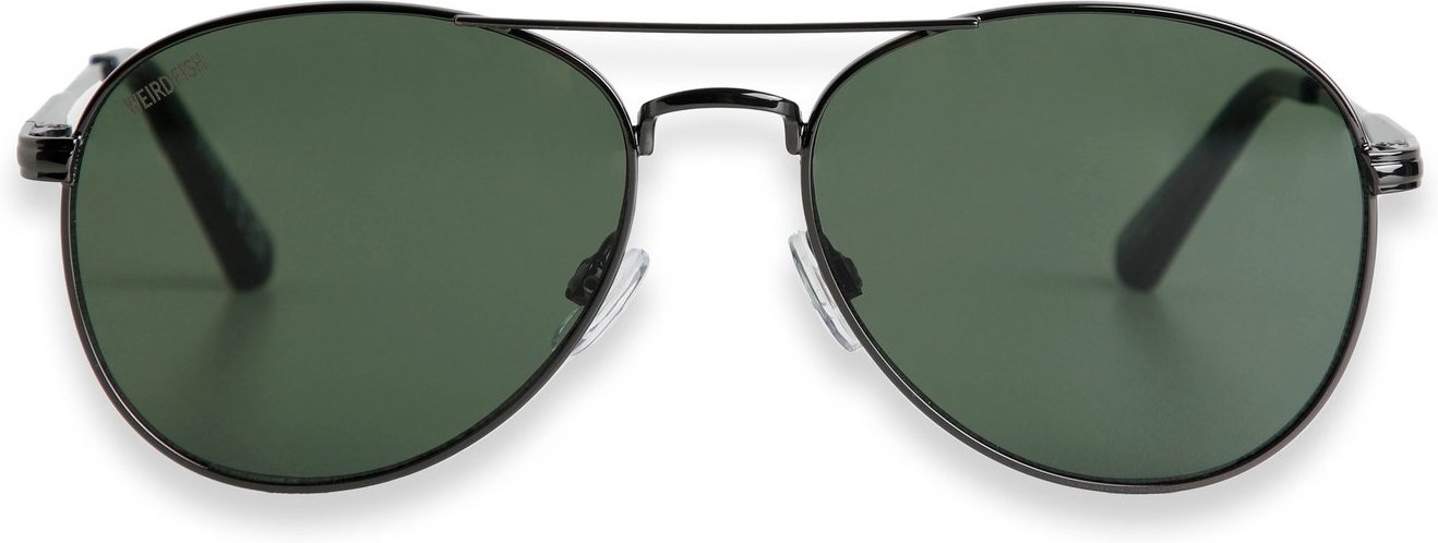 Weird Fish Fernando Aviator Sunglasses Gunmetal Size ONE